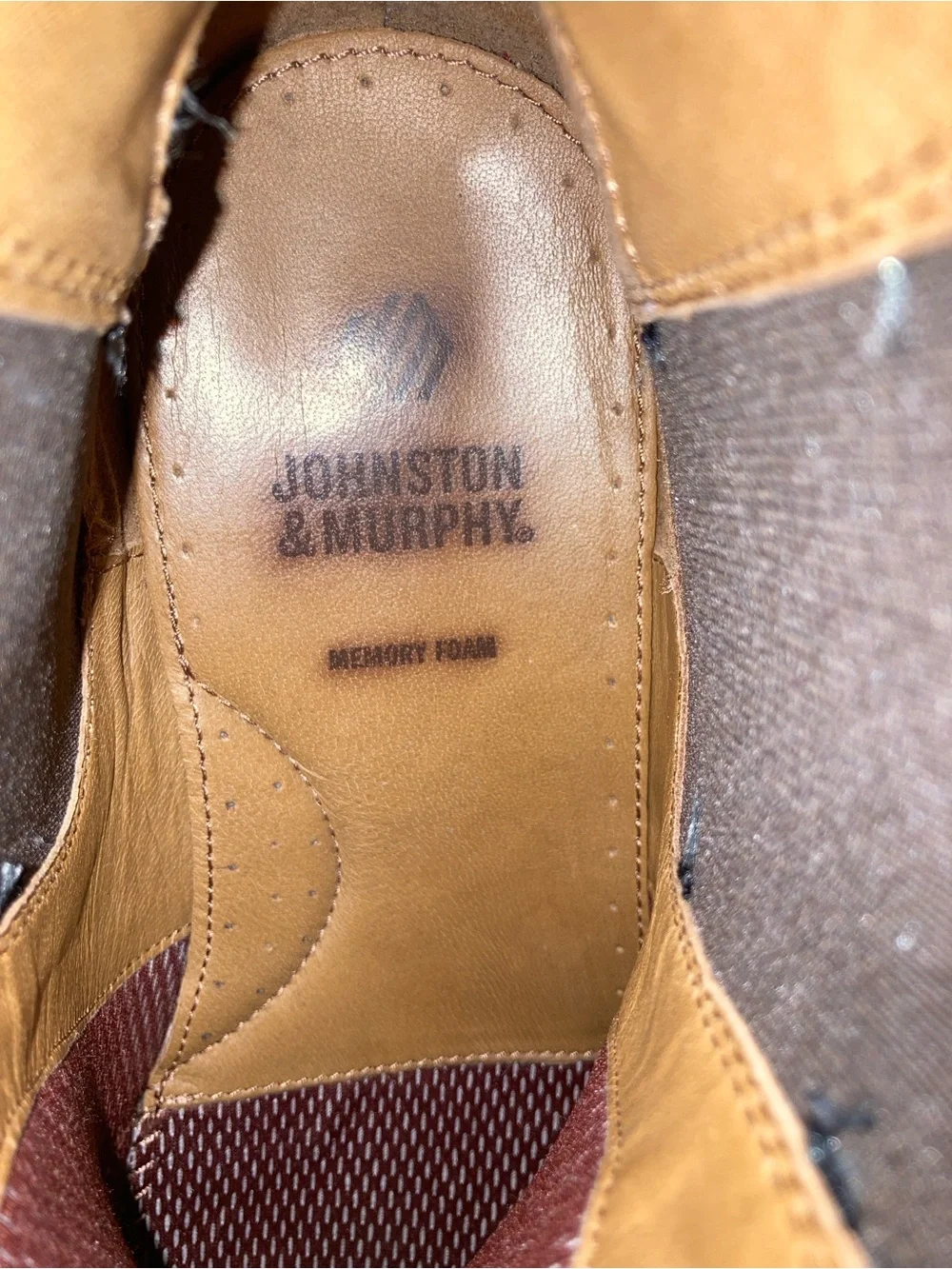 Johnston & Murphy Men's Brown Leather Chukka Boots